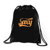 saxophone saxy Drawstring Bags