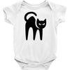 cat black Baby Bodysuit