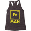 chemical element for iron man Racerback Tank