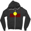 australian aboriginal Zipper Hoodie