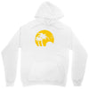 beach silhouette birds sand sunset Unisex Hoodie