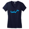 bob dylan homage Women's V-Neck T-Shirt