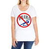 no drama Ladies Curvy T-Shirt