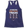Stubborn French Bulldog Tricks Racerback Tank