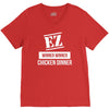 ez meme pubg winner winner chicken dinner V-Neck Tee