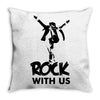 rock Throw Pillow