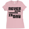 never mind Ladies Fitted T-Shirt