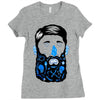 pirate beard Ladies Fitted T-Shirt