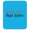 fight evil read books Mousepad