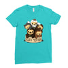 sloth motion Ladies Fitted T-Shirt