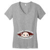 February Peeking Out  Baby Boy Women's V-Neck T-Shirt