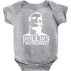 rollins for president  funny  comic henry rollins punk rock tv p Baby Bodysuit
