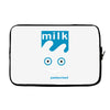 blur milk coffee and tv rock music band Laptop sleeve