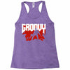 doomy and groovy Racerback Tank