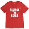 respect the beard V-Neck Tee