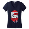 once you stick my meat in your mouth you're going to want to swallow g Women's V-Neck T-Shirt