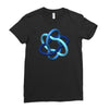 imu logo wt Ladies Fitted T-Shirt