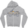 surf biker Zipper Hoodie
