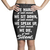 blk power Pencil Skirts