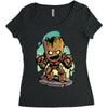 groot Women's Triblend Scoop T-shirt