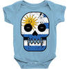 uruguay till i die Baby Bodysuit