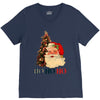 vintage santa christmas V-Neck Tee