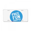 free fun fridays License Plate