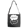 okay okay Adjustable Strap Totes