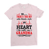There's This Boy Who Stole My Heart He Calls Me Grandma Ladies Fitted T-Shirt