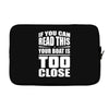 this is perfect for lake days! Laptop sleeve