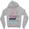 An August Girl Like A Flowers Zipper Hoodie