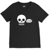i live inside your face skull V-Neck Tee