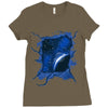 pocketless universe Ladies Fitted T-Shirt