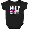 watch me whip watch me bake bake Baby Bodysuit