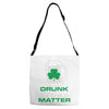 drunk lives matter Adjustable Strap Totes