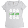 lake life Women's Triblend Scoop T-shirt