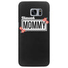 blessed mommy with flower white color Samsung Galaxy S7 Edge