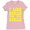i like girls who like girls Ladies Fitted T-Shirt