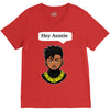 Killmonger Hey Auntie V-Neck Tee