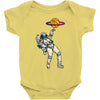 astronaut basketball planet Baby Bodysuit