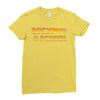 Back To The School Future Ladies Fitted T-Shirt