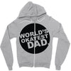 world's okayest dad Zipper Hoodie