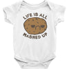 life is all mashed up Baby Bodysuit