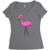 animal pink Women's Triblend Scoop T-shirt