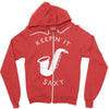 keepin it saxy Zipper Hoodie