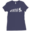 evolution  j&auml;ger jagen jagd jaeger flinte apportieren wald schie&szlig;en Ladies Fitted T-Shirt