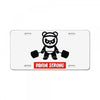 panda strong License Plate