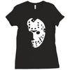 halloween hockey mask Ladies Fitted T-Shirt