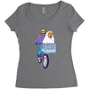 he t Women's Triblend Scoop T-shirt
