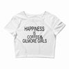 coffee and gilmore girls Crop Top